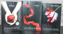 The Twilight Series 3 Books Stephenie Meyer- Hc &amp; Pb -VG-Eclipse, New Moon - $19.36