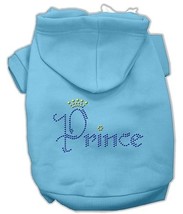 Prince Rhinestone Hoodies Baby Blue XL  - £27.78 GBP