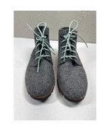 Woolrich Gray Hiking Sneakers Lace Up Vibram Padded Collar Boots Womens ... - $932.02 MXN