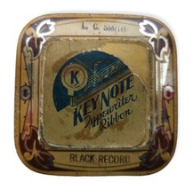 Vintage Very Rare Keynote Typewriter Ribbon Tin Musical Scales Art Deco - $128.99