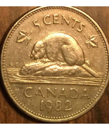 1982 CANADA 5 CENTS COIN - $1.39