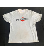 VTG Pennzoil Single Stitch T Shirt Large Stained Safety 1993 - £8.34 GBP