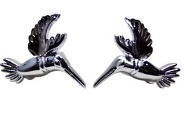 Sterling Silver Bird Cufflinks 925 Silver Bird Animal Groomsmen Cufflink... - £44.93 GBP