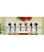 Holiday Mantle Hooks in Snowflake, Snowman, Sleigh or Toy Soldier designs - £11.57 GBP