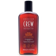 American Crew Shampoo Daily Cleanser, Citrus Mint Fragrance, 15.2 Oz.