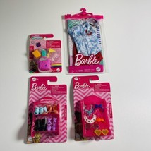 Accessories Barbie Lot of 4 Packs: Back to school Fashion Shoes Pack &amp; Headband - £14.32 GBP