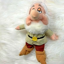 Walt Disney Parks Plush Sleepy Dwarf 7 Dwarves Bean Bag Plush Stuffed Doll 11 in - £13.23 GBP