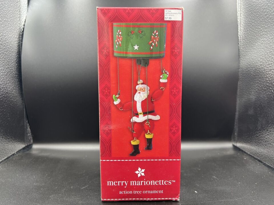 Merry Marionettes Santa Claus Christmas Tree Ornament 2003 Target  Kurt Adler - $23.02