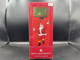 Merry Marionettes Santa Claus Christmas Tree Ornament 2003 Target  Kurt Adler - £18.10 GBP