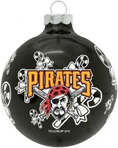 Pittsburgh Pirates MLB Baseball Collector Glass Christmas Holiday Ornament - £9.10 GBP