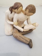 New Life Willow Tree Man Woman with Baby Figurine - £7.96 GBP