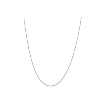 Finest Gold 0.6 mm x 16 in. 14K White Gold Solid Diamond-Cut Cable Chain - $116.40