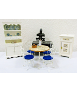 Delora Hutch, Icebox, Shackman Table and Chairs, JW Bonnie Glo Miniature... - $107.91