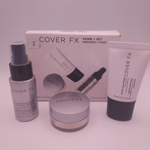 COVER FX Prime + Set Makeup Primer Setting Powder Setting Spray Minis - £19.14 GBP