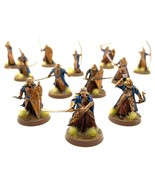 Galadhrim Warriors 12 Painted Miniatures Lorien Elf Paladin Middle-Earth - $3,190.16 MXN