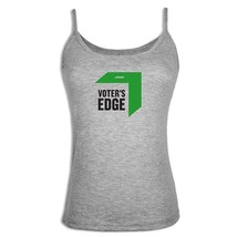 Voter&#39;s Edge Graphic Design Womens Girls Singlet Camisole Sleeveless Tank Tops - £9.92 GBP