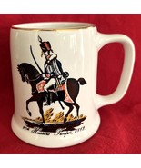 Vintage Mug 10th Hussars Trooper 1812 Simpson Ambassador Ware England - $169.16 MXN