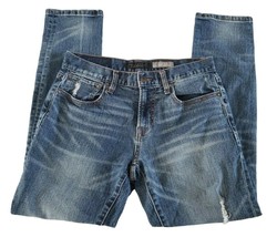 Aeropostale Jeans 28x28 Mens Medium Wash Mid Rise Super Skinny Denim - $17.70