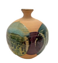 Vase Pottery John Coburn Pegram Tennessee TN Ceramic Vessel Signed JRC 1997 Vtg - £26.21 GBP