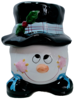 Holiday Gifts Smile Snowman Goody Jar New In The Box - £10.73 GBP