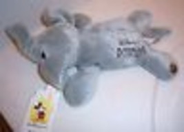 Vintage Disney Animal Kingdom Elephant Mini B EAN Bag Plush Toy Doll 10&quot; New Rare - $38.95