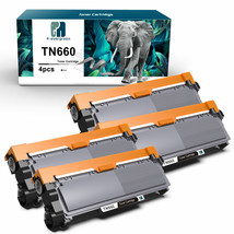 4 Pack TN660 TN630 Compatible Toner For Brother MFC-L2700DW L2720DW L2740DW - £38.55 GBP