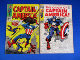 Captain America 105 109 Marvel Comics Jack Kirby Silver Age - $75.00