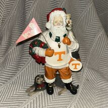 RARE COLLECTIBLE TENNESSEE VOLUNTEERS DANBURY MINT SANTA Claus Vols Figure - $85.60
