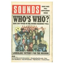 Sounds Magazine January 14 1989  npbox159  Sounds Reader&#39;s Poll  The Mission - £7.36 GBP