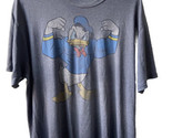 Disney Short Sleeved T Shirt Body Builder  Donald Duck Mens Size L Crew ... - $14.26
