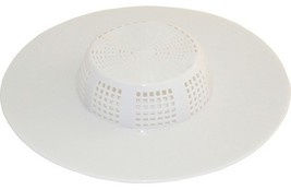 Rubber HAIR STRAINER protect tub sink Drain catch Catcher White PEERLESS... - $24.11