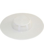 Rubber HAIR STRAINER protect tub sink Drain catch Catcher White PEERLESS... - $24.11