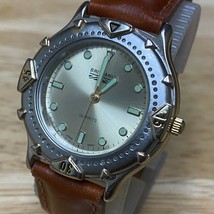 VTG Brittania By Levi Men 30m Japan Movt Leather Analog Quartz Watch~New Battery - £14.87 GBP