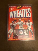 Collectible Wheaties with John Elway, Dan Marino, and Troy Aikman in a case - $14.85