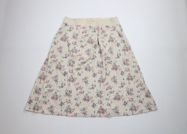 Vintage 90s Country Primitive Womens Size Large Floral Flower Skirt USA - $33.62