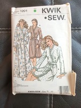 Rare Kwik Sew 1201 Misses Multiple Length Robes XS S M L Sewing Pattern UC FF - £13.62 GBP