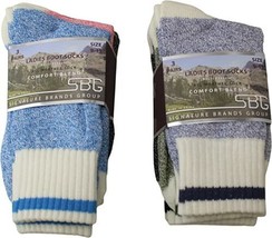 Signature Brands 6 Pair Ladies Boot Socks All Weather Comfort Blend Sock Thermal - £11.04 GBP