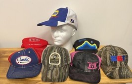 trucker hats Ball Cap adult Lot Of 7 Racing Tractor Supply, And More Logos￼ - $22.77