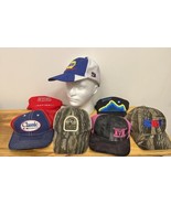 trucker hats Ball Cap adult Lot Of 7 Racing Tractor Supply, And More Logos￼ - £18.14 GBP