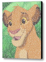 The Lion King Baby Simba Quotes Mosaic AMAZING Framed 9X11 Limited Edition Art - £15.33 GBP