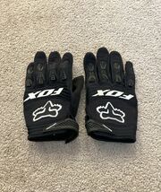 Fox Racing Dirtpaw Motocross Gloves in Black and White - Size L (VGUC) - $17.82