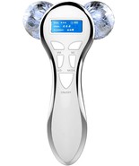 4D Microcurrent Face Massager Roller,Electric Rechargeable Face Lift Rol... - $76.98