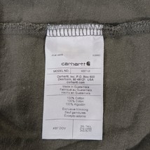 Carhartt K87 OLV Loose Fit Men's Olive Heavyweight Short-Sleeve T-Shirt 2XL Tall image 4