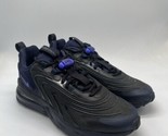 Nike Air Max 270 React Eng Black/Sapphire Running Shoes CD0113-001 Men&#39;s... - $299.99