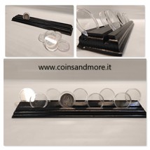 Display Case for Coins, Capsule Display From Table Stand for Coins Medals - £23.19 GBP