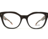 PRADA Eyeglasses Frames VPR 21S DHO-1O1 Brown Red Tortoise Cat Eye 53-19... - £105.02 GBP