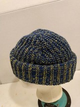  Love Your Melon Beanie Hat Blue &amp; Gold Alex&#39;s Lemonade Stand VGUC Made ... - £30.12 GBP