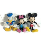 Walt Disney World Resort Donald Duck, Mickey and Minnie Mouse bendable - £12.57 GBP