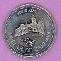 1989 Quebec City Quebec Municipal Trade Token or Dollar 1989 Effigy Porte Kent - £5.46 GBP