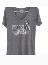 NWT Brooklyn nets womens t shirt size small cotton polyester - $240.30 MXN